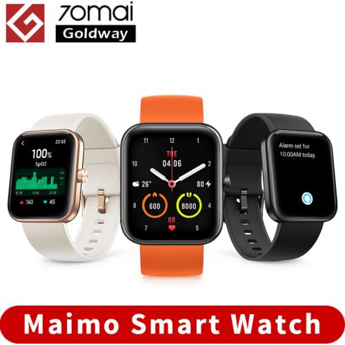 Global Version Maimo Smart Watch Alexa Voice Control Blood Oxygen Heart Rate 1.69" Long Battery 5ATM Waterproof Women Smartwatch