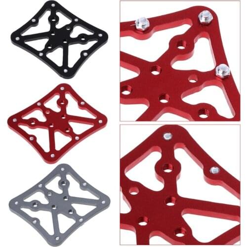 QILEJVS 1PC Bicycle Pedal Adapter Cycling Aluminum Alloy Flat Platform For Shimano Looke