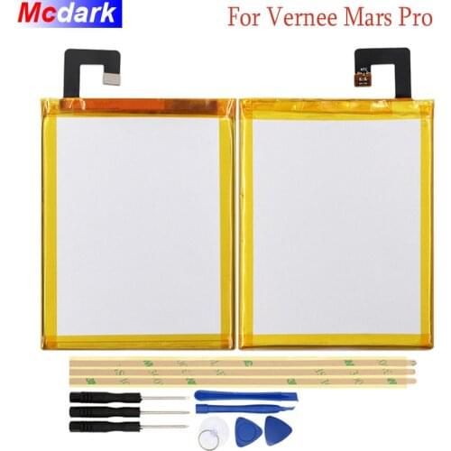 Mcdark 3500mAh High Quality Battery For Vernee Mars Pro Batterie Bateria Accumulator AKKU ACCU PIL Mobile Phone with Tools Set