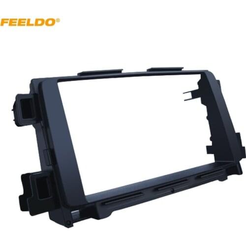 FEELDO Car Stereo Fascia Frame For MAZDA CX-5 12-17 Atenza 12-15 Audio Plate Panel 2DIN Dash Mount Trim Kit#5016