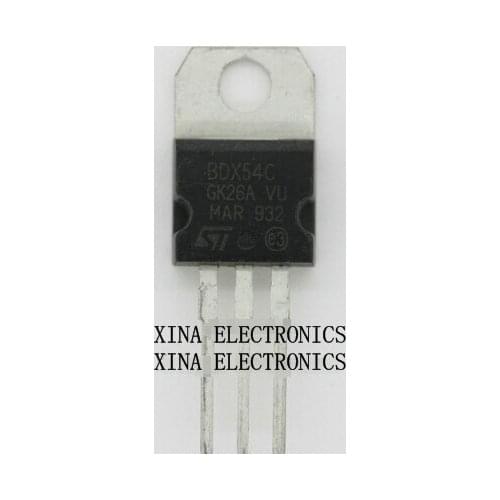 BDX54C BDX54 BDX53C BDX53 8A 100V TO-220 ROHS ORIGINAL 20PCS/lot 10+10 Free Shipping Electronics composition kit