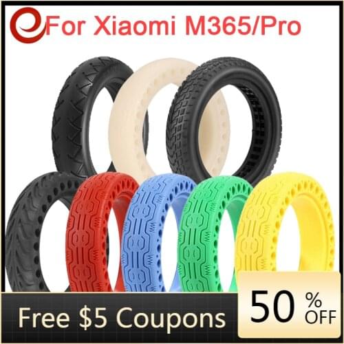 For Xiaomi M365 Electric Scooter Tires Anti Puncture Hollow Tire Shockabsorber Wheel Tyre For M365 Pro Wholesale Dropshipping