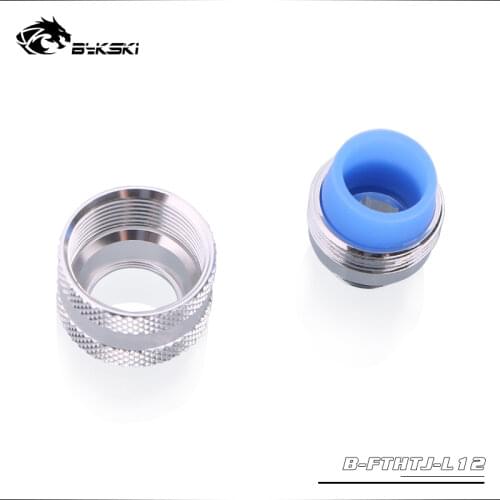 4pcs/lot BYKSKI OD12mm Hard Tube Fitting Hand Compression Fitting G1/4'' Computer Accesspries Fitting use for Rigid Tube