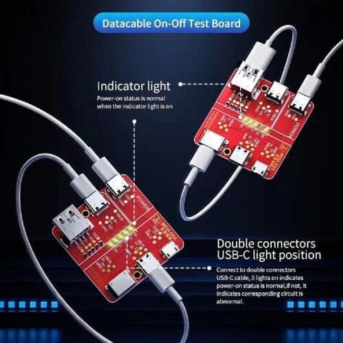 Mega-idear Datacable on-off monitoring board Test Board Quick Inspection For Datacable on-ff Power Check Repair Tools