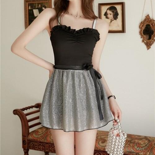 Swimsuits Fused One-Piece Swimsuit Bikini Surfing Monokini Women Woman One Piece Swimwear Push Up New Ins Sexy Black Edge