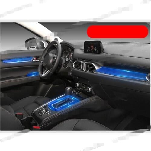 Lsrtw2017 TPU Car gear dashboard Central Control Film Protective Sticker anti-scratch for Mazda cx-5 CX5 2017 2018 2019 2020