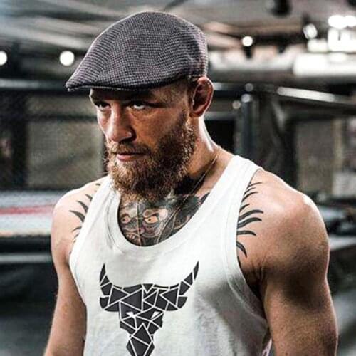MMA Men Conor McGregor Fitness Bodybuilding Tank Top Summer Boxing Vest Bjj Kickboxing Sleeveless Shirt Muay Thai Training Tops