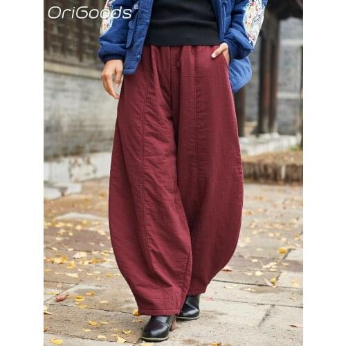 Женские утепленные брюки ORIGOODS China At AliExpress