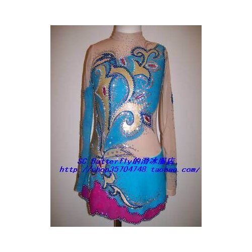 Figure Skating Dresses Custom Adult Graceful New Brand Ice Skating Dresses For Competition DR4462