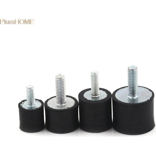 Rubber Mounts Isolator Bobbin Car Shock Damper M5 M6 VD15 VD20 Rubber MountsAnti Vibration Rubber + steel zinc coating