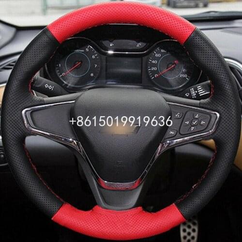 DIY Hand-stitched Car Steering Wheel Cover for Chevrolet Malibu XL Equinox 2017