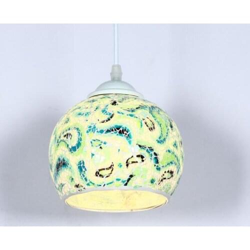 Light Pastoral style single head Mediterranean small pendant light creative Cafe entrance corridors restaurant lamp DF107