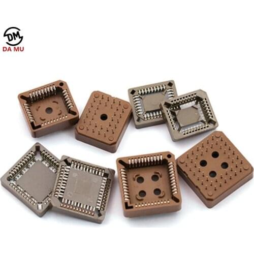 10pcs/lot PLCC IC socket PLCC32 PLCC44 SMD DIP 32/44 Pin PLCC Socket adapter