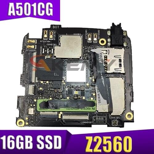 100% Tested Working 16GB SSD 3GM RAM A500CG Main Board Fit For Asus ZenFone 5 A500CG A501CG 5.0inch Motherboard