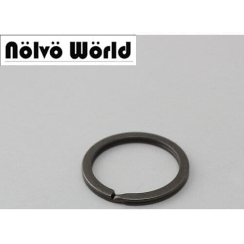 100pcs old silver 24mm Wholesale Car key ring Luggage Hardware Accessories o ring for bags 50pcs