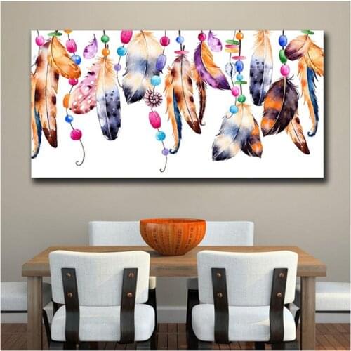 Nordic Diy Diamond Painting Dream Catcher Feather Crystal Cross Stitch Full square Rhinestone Mosaic Diamond EmbroideryZP-2581