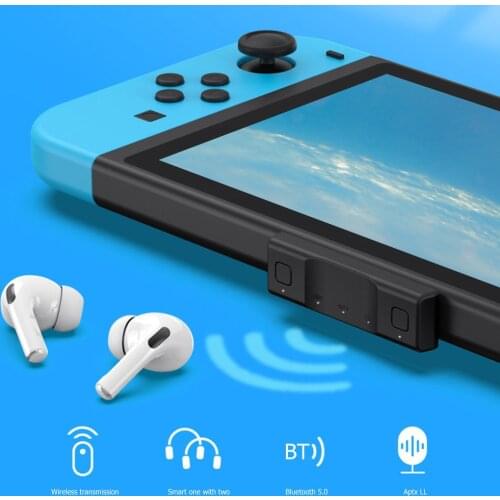 Wireless Bluetooth 5.0 Transmitter for Switch/Switch Lite Type-C Audio Earphone Dongle Adapter for PS4 HIFI Earphone Dongle