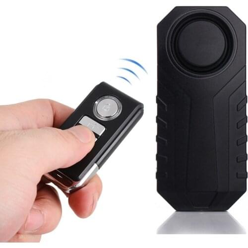 Wireless Bicycle Anti-theft Alarm Lock Vibration Bike Motorcycle E-bike Vibration Alarm Cycling Accessories 113dB