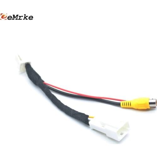 EEMRKE Car Camera Adapter Connector Wire for Skoda Octavia Mk3 (5E) 2012 to 2018 Original Video Input RCA Cable