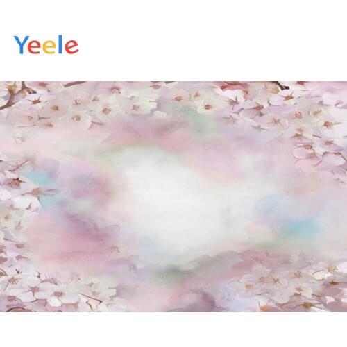 Pink Cherry Blossom Wall Home Decoration Background Backdrop Photography Custom Photographic Background For Photo Studio