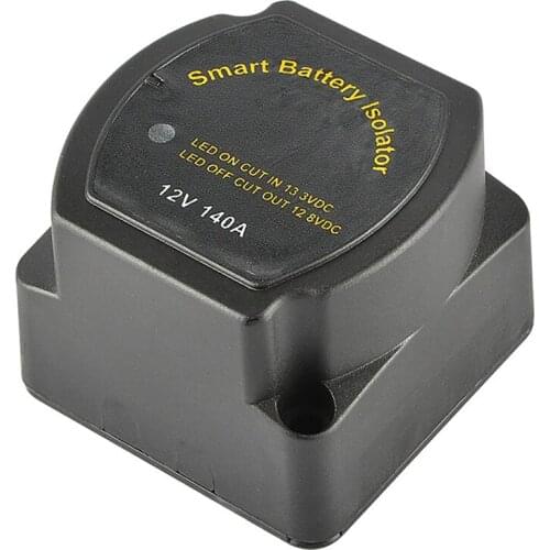 12V 140 Amp Dual Battery Smart Isolator Sensitive Relay Specially Deigned for ATV, UTV, Boats, RVs