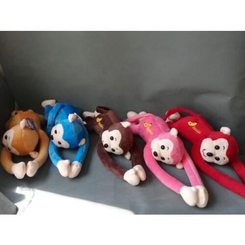 Lovely cartoon monkey soft doll about 38cm long arms monkey plush toy kids toy birthday gift h2020