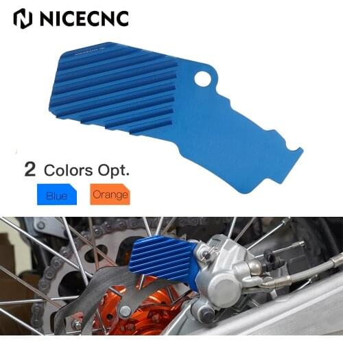 NICECNC Rear Brake Heat Sink Caliper Cooler Protector For Husqvarna 125-501 150 200 250 300 350 400 TC TE TX FC FE FX 2014-2021