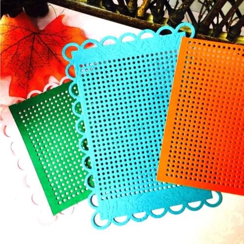 2021 New Rectangular Embroidery Cutting Dies Stencil DIY Scrapbooking Album Paper Card