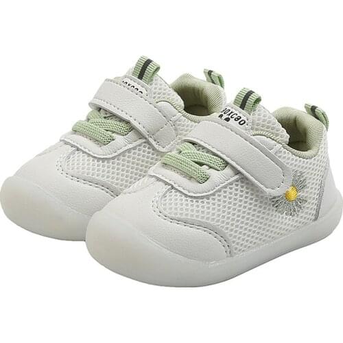 2021 Spring New Boys and Girls Baby Toddler Shoes Fashion Soft Bottom Childrens Baby Mesh Shoes Kids Breathabe Casual Shoes