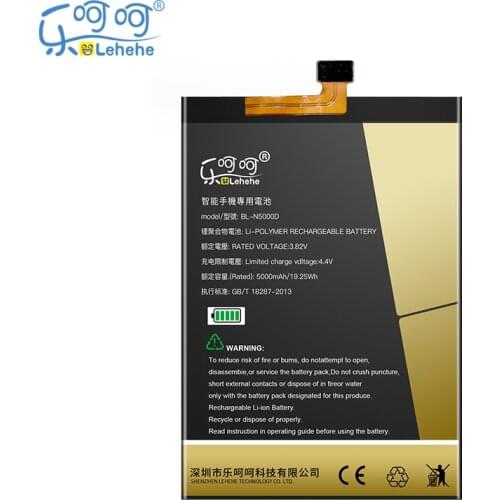 New LEHEHE BL-N5000D Battery for GiONEE M6 GN8003 M6plus GN8002 5000mAh with Tools Gifts