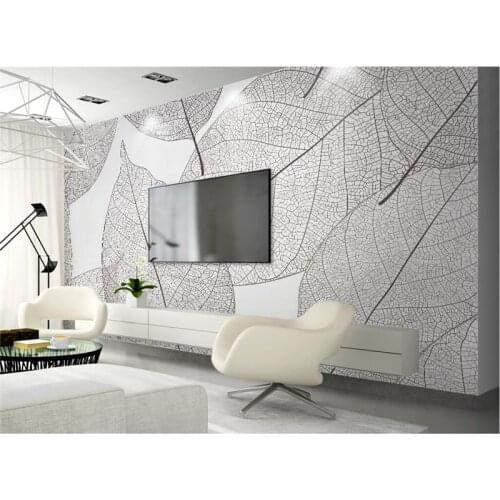 Wallpapers Youman Custom 3d Photo Wallpaper Murals Modern Minimalist Leaves Nature Murals Mural Bedroom Restaurant Decoration