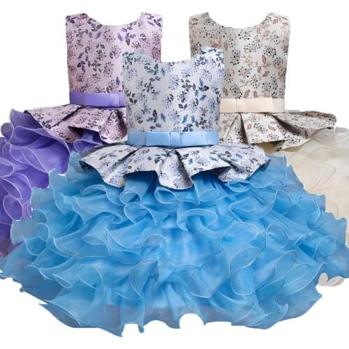 Girls Clothes 2021 New Baby Clothes Baby Girls Pettiskirt 0-6 Years Old Girl Lace Pettiskirt Baby Birthday Party Evening Dresses