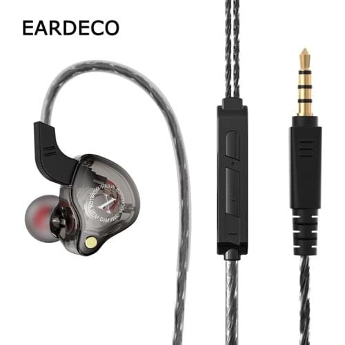 EARDECO Strong Bass Mobile Wired Headphones for Phone Earphone Music Stereo In Ear 3.5mm Hifi Headphone with Mic Earbuds Headset