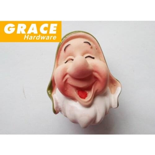 Fairy Tale Story Dwarf Series Kids Room Furniture Cabinet Handle Knobs Garden Hardware