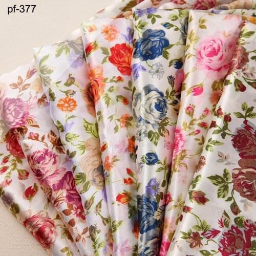 Polyester printed polybutadiene shoes hats scarf linen printed dress fabrics