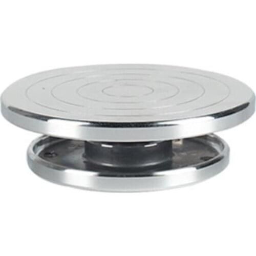New 12/15cm Double Face Use Aluminum Alloy Turntable for Ceramic Clay Sculpture Platform Pottery Wheel Rotating Tools