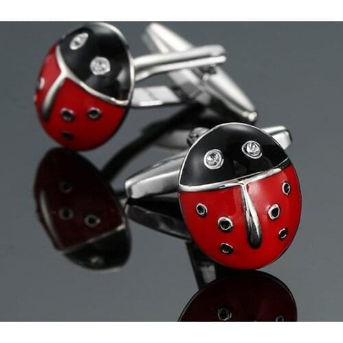 High quality mens shirt Cufflinks fashion suit classic jewelry insect Cufflinks mens Wedding Shirt badge pin gift