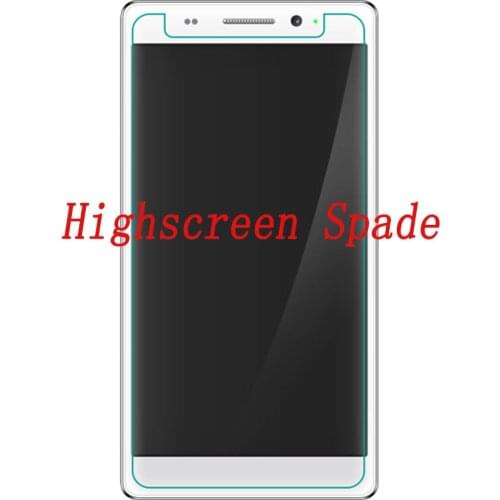 Smartphone Tempered Glass for Highscreen Spade 9H Explosion-proof Protective Film Screen Protector cover phone