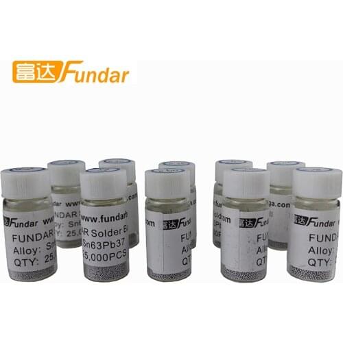 25K leaded small bottle 0.25 mm Leaded BGA Solder Balls 25000pcs tin balls