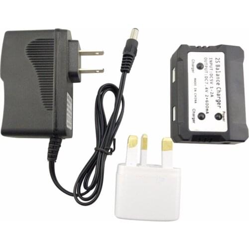 7.4V Charger for X8C X8G X8hw H501S H502S H502E H216A MJX B3 B3H BUGS 3H B2W B6 Bugs D80 F18 F17 F100 F200SE UK Regulation