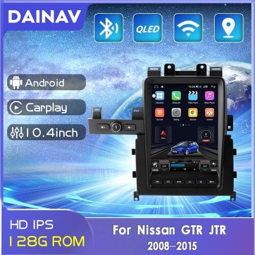 2din Android car radio For Nissan GTR JTR 2008-2015 multimedia car video player Stereo receiver GPS navigation Head Unit
