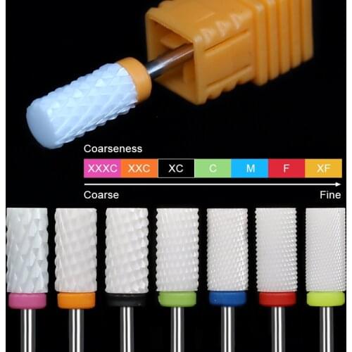 Clou Beaute 1Pc Ceramics Nail Drill Mixed Size Manicure accessories for polisher Dmoley-electric nail drill Professional Set