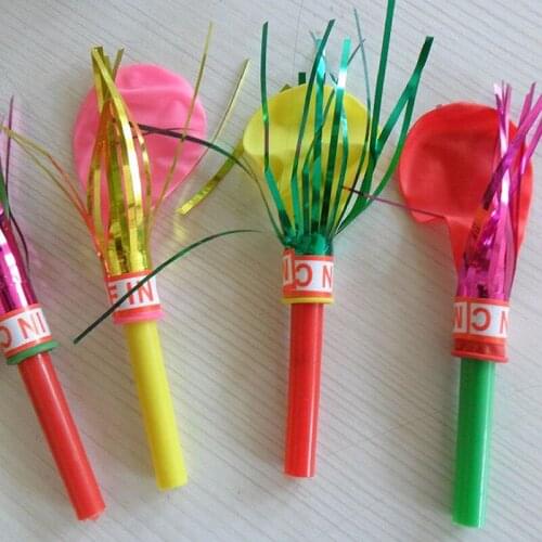 Whistle balloon Kids Birthday Party Decorations Classic Toys Children Toys Balloons Mixed Color