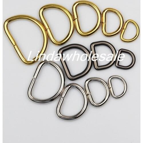 Leather art copper semi-circular buckle luggage leather diy hardware,sewing leather tool