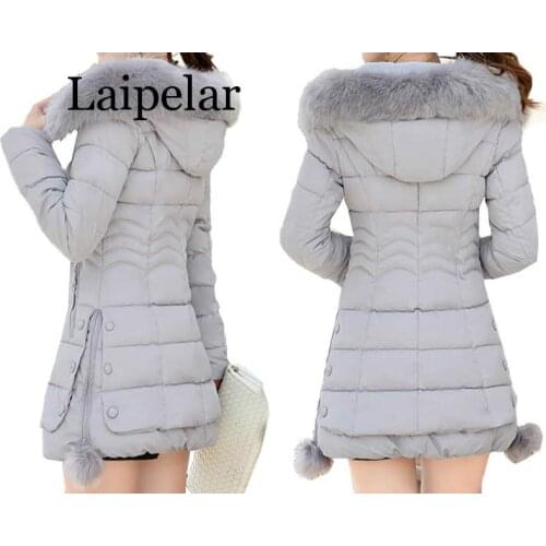 Женские пуховики с мехом Laipelar China At AliExpress