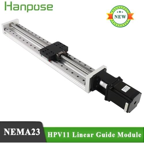 HPV11 Linear module ballscrew SFU1204 SFU1210 with Linear Guides MGN12 NEMA23 2.8A 76mm stepper motor for CNC milling machine