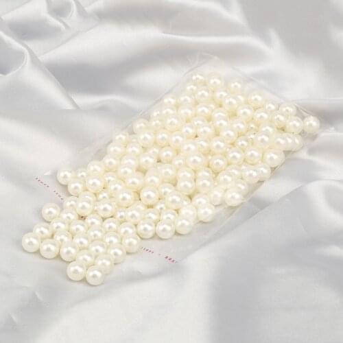 Many Kinds of Beige Pearl beads ABS Imitation Beaded Decorative Loose Beads Counter Display Beads Craft Jewelry Making Z003