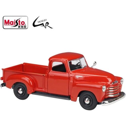 Maisto 1:24 Model Car Simulation Alloy Racing Metal Toy Car Children Toy Gift Collection 1950 Chevrolet 3100 Pick-up