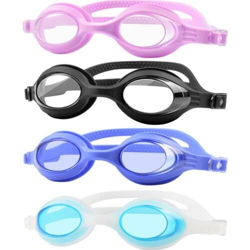 New Sports Glasses Adjustable Goggles Swimming Glasses Anti-Fog UV Protect Children Waterproof Silicone Mirrored Swim Eyewear