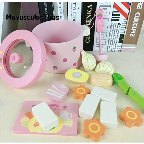 New Product House Simulation Small Hot Pot Cooking Food Children Play House Girl Educational Toys